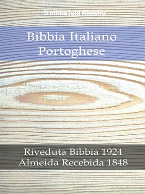 cover image of Bibbia Italiano Portoghese